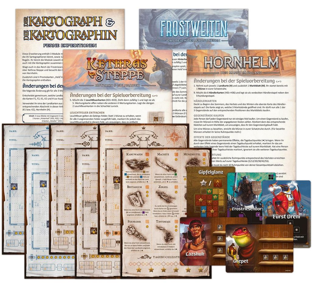 Der Kartograph & Die Kartographin: Ferne Expeditionen Produktbild 