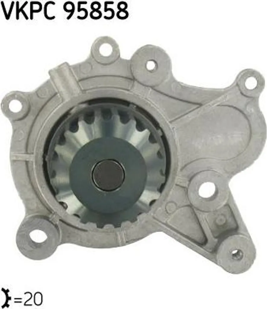 Pompe à eau de remplacement pour Hyundai Santa Fe - Entretien Circuit Moteur