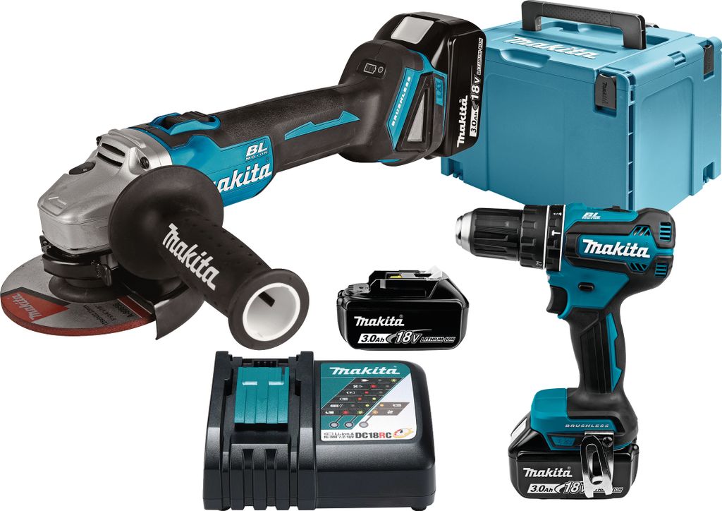 Makita Akku-Kombo-Kit 18V DLX2334J Produktbild 