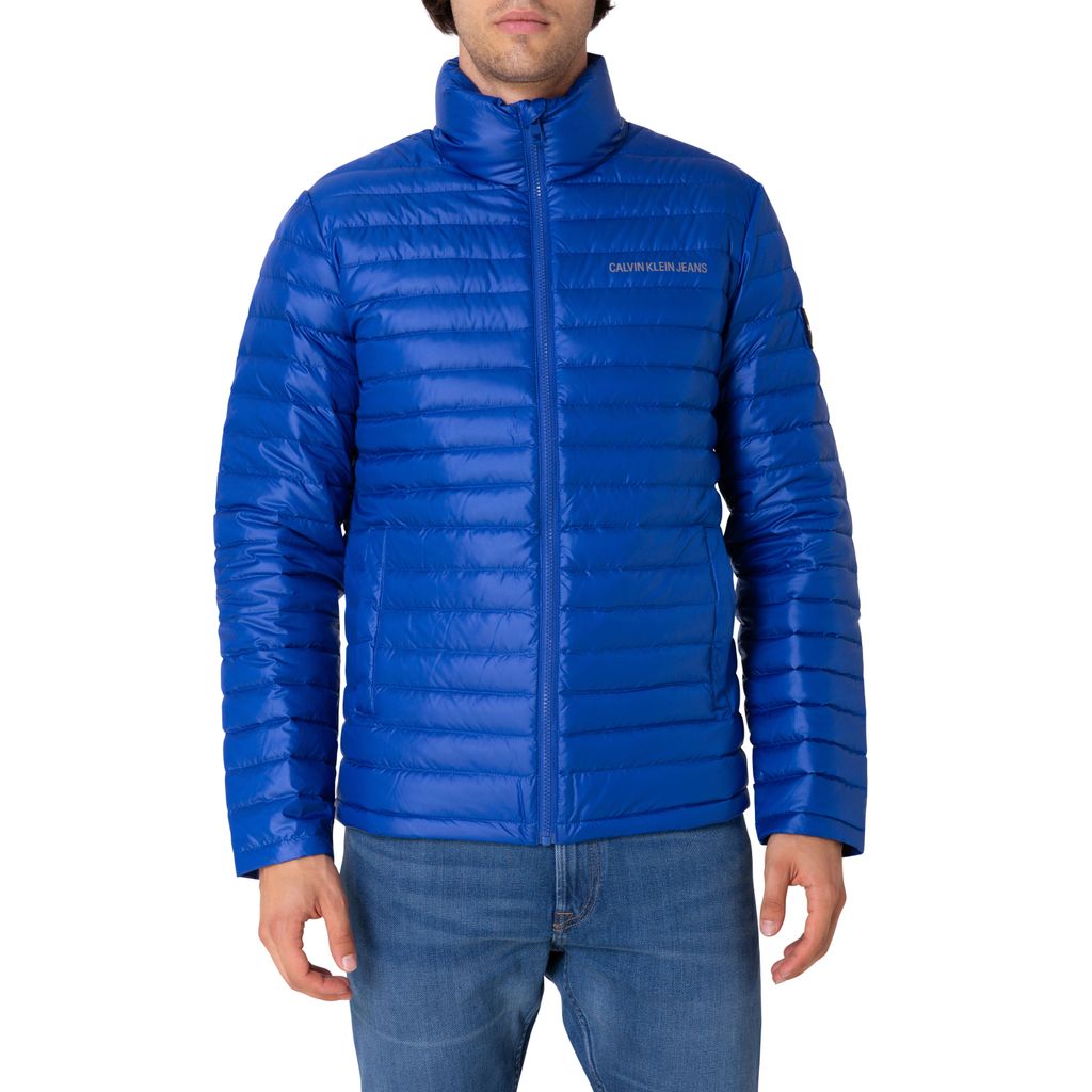 Herren Daunenjacke CALVIN KLEIN JEANS Jacke wasserabweisende Jacke Reißverschluss und Taschen Artikel ZM0ZM01424 EO LT WT DOWN JK, XL, Poliestere ...