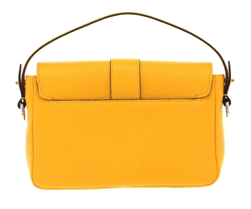 Sac à Main Jaune en Cuir de Qualité Haley DECADENT - Finition Premium - 3