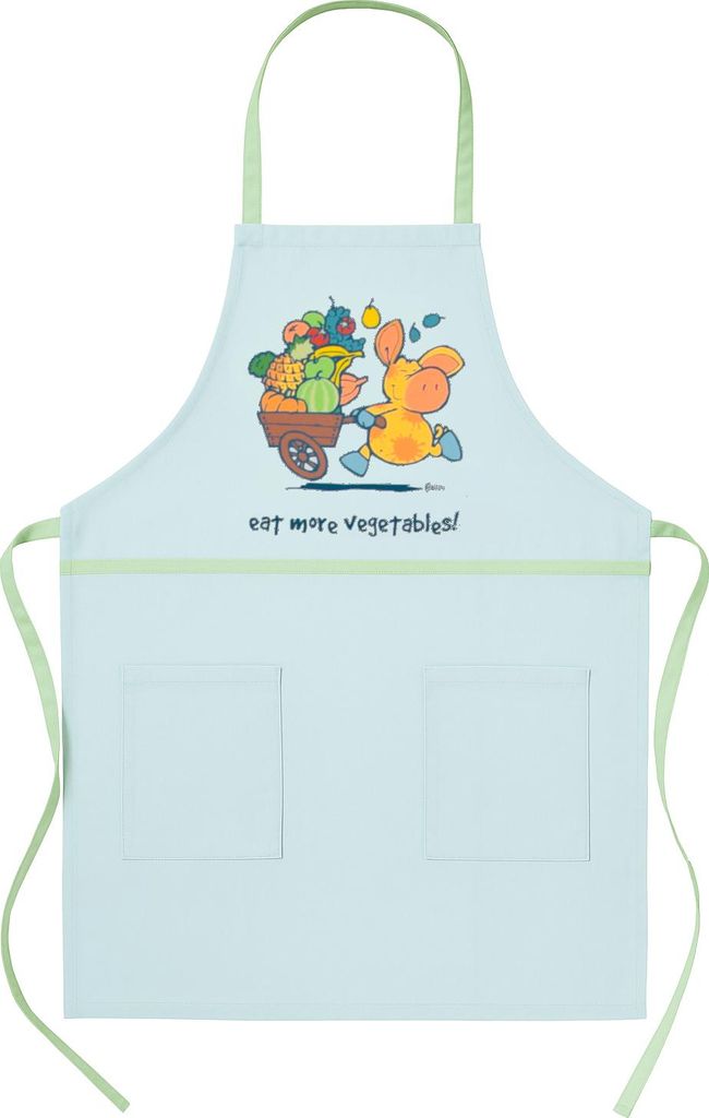 I 27792 - Farm Friends Schürze - eat more vegetables Kochschürze Grillschürze Kinderschürze
