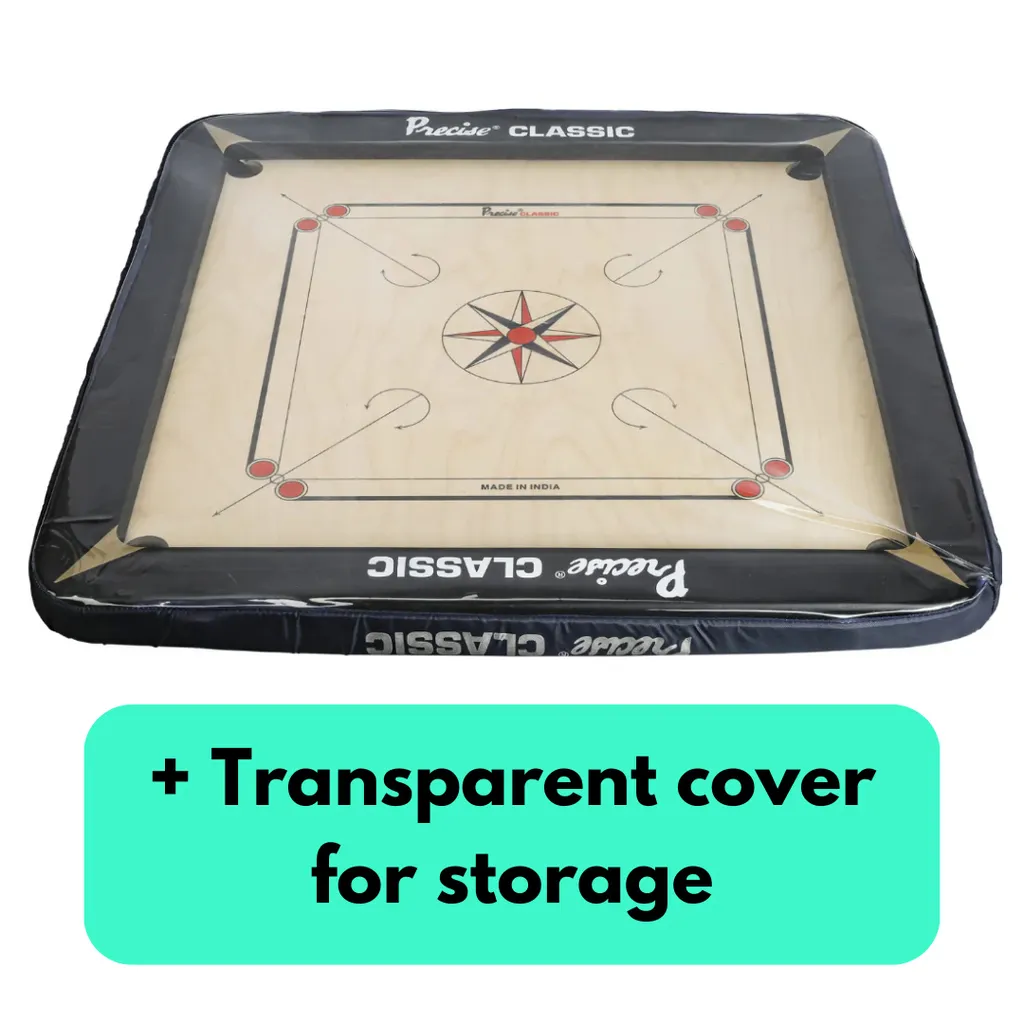 Jeu de Carrom de Compétition 24mm Precise Carrom Nouvelle Génération