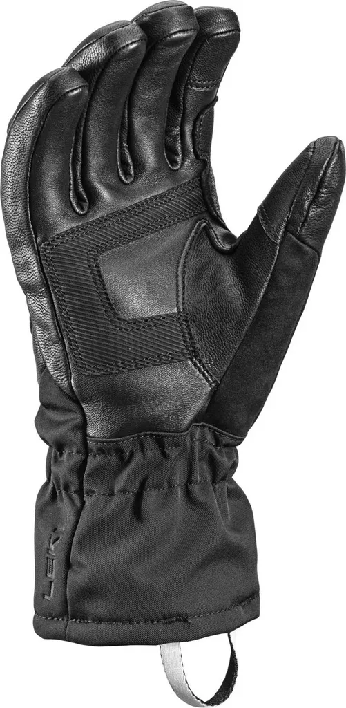 LEKI Guanti Da Sci Griffin Base Zero Uomo – Softshell, Neoprene E Pelle Di Capra, Impermeabili, Caldi, Con Touchscreen E Cuscinetti Antiscivolo