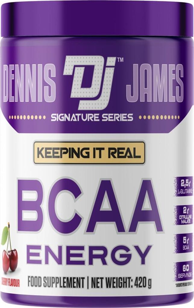 Dennis James Signature Series | BCAA Energy | with L-Glutamine & L-Citrulline Malate Cherry