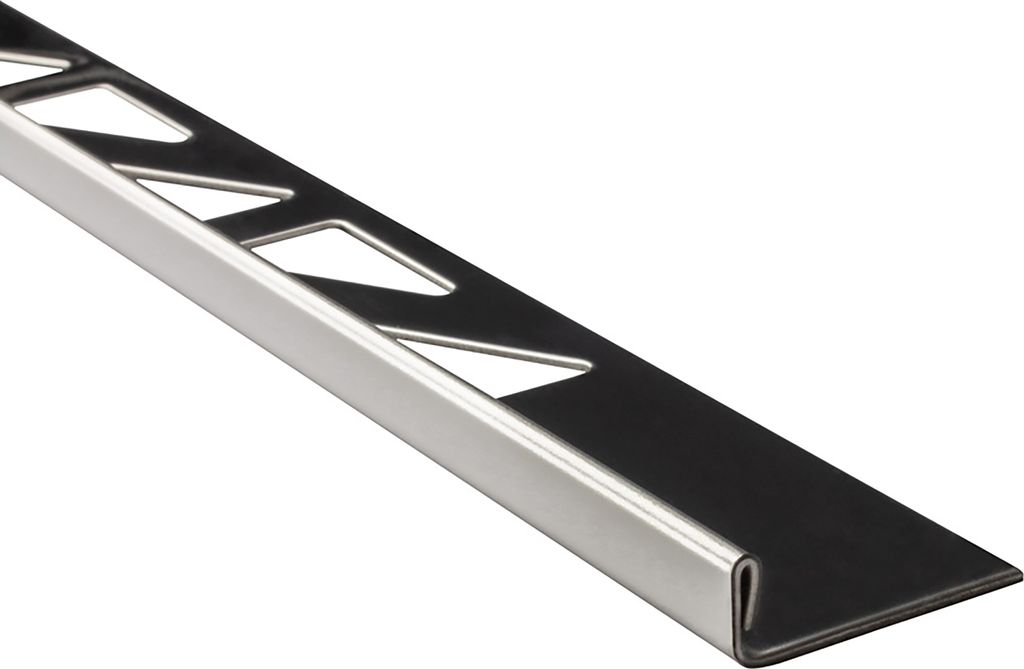 L-Profil Edelstahlschiene Profil Fliesenschiene Edelstahl V2A L250cm 4,5mm glänzend