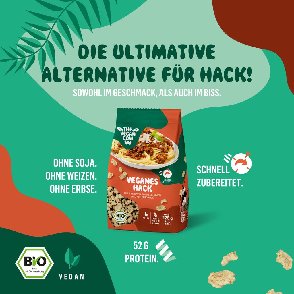 THE VEGAN COW - Veganes Hack 6x75gr