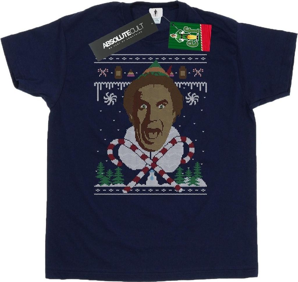 Elf - T-Shirt für Herren BI23479 (XL) (Marineblau)