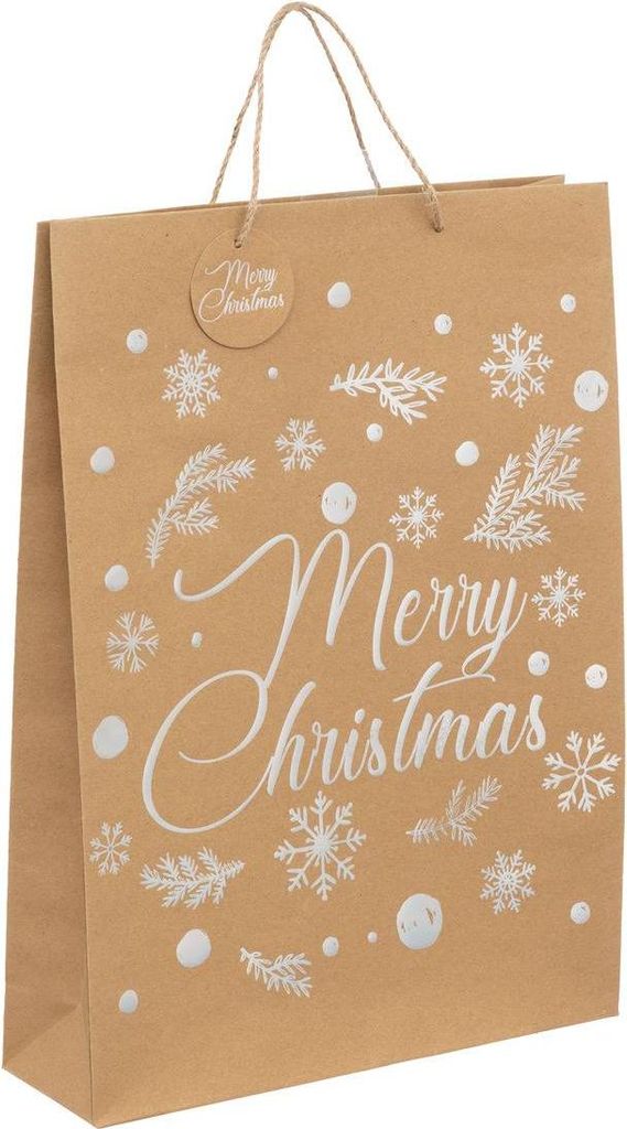 Holographische geschenktüte groß kraft - Feeric Lights & Christmas
