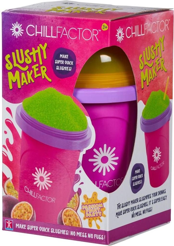 Chillfactor Slushy Maker, fruchtige Passionsfrucht-Party | 3 Stück