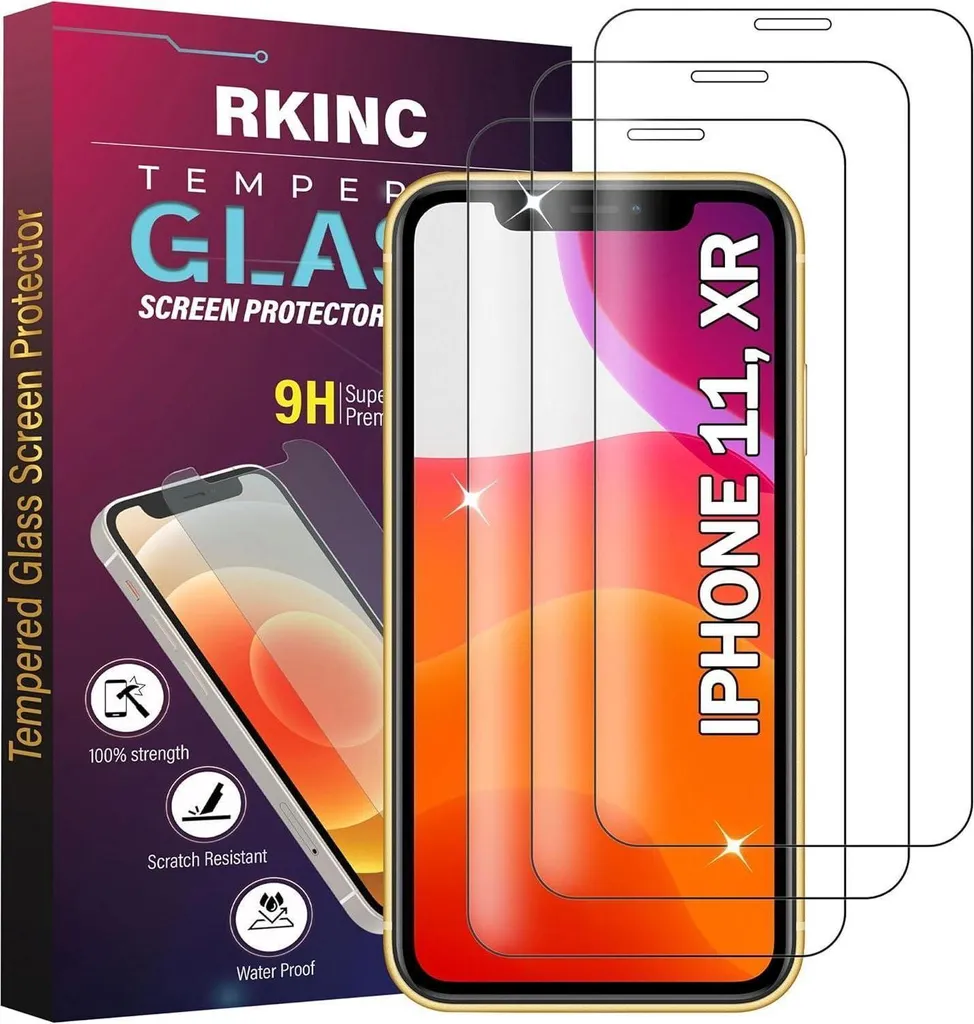 Protezione Schermo iPhone 11/XR 6.1 pollici - 3 Pezzi Blindati HD