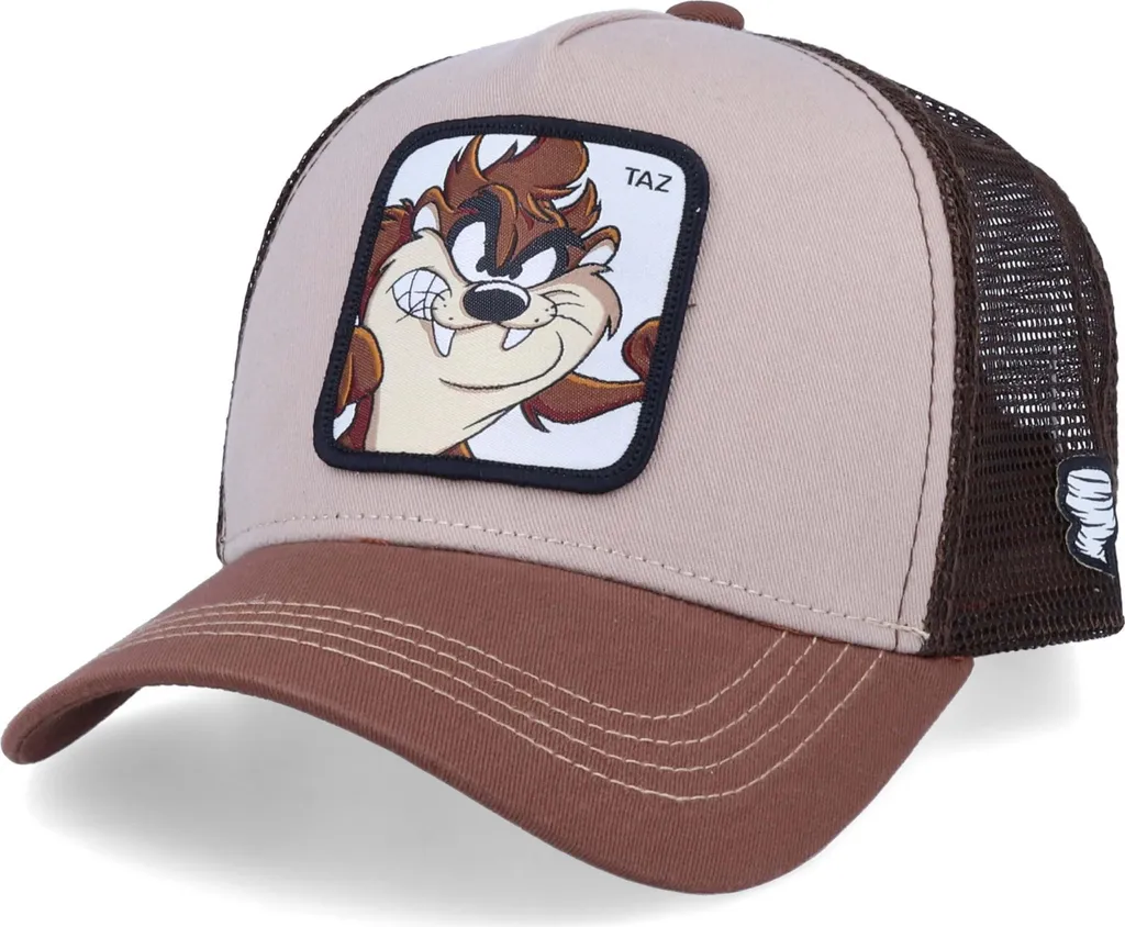 Regalo Idea: Cappellino Capslab Taz Looney Tunes Marrone - Originale