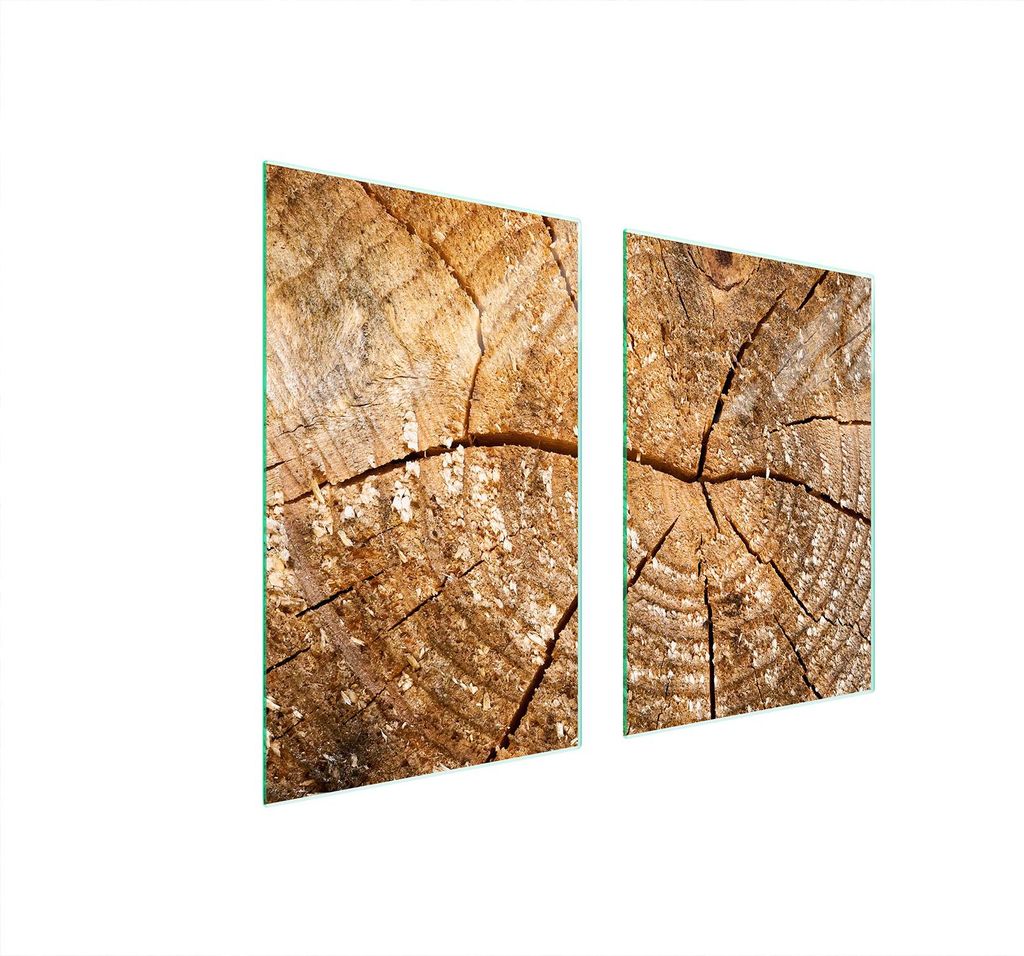 Glasschutzplatte Für Küche 65X52 Holz