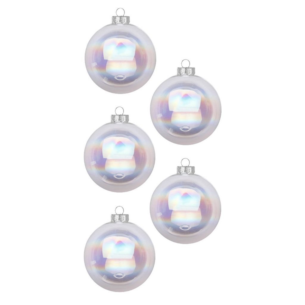 Inge Glas - Kugeln in Box / 20 Stück - Irisierend - 6 cm