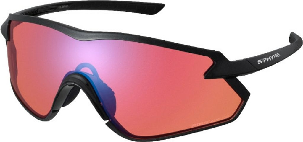 Shimano S-Phyre X Ridescape Off-Road Brille, Farbe:Metallic Black