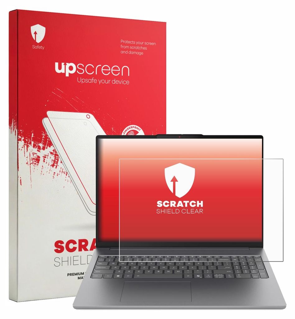 upscreen Schutzfolie für Lenovo IdeaPad Slim 5i Gen 11 16" Displayschutz Displayschutzfolie Folie Klar Transparent