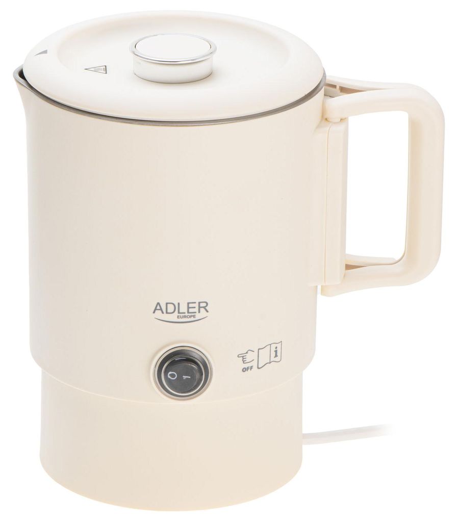 Wasserkocher ADLER AD 1388b touristisch 0 8 l 650 W Beige Produktbild 