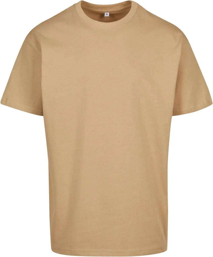 Build Your Brand Kurzarmhemd für Männer Raxned beige 5XL