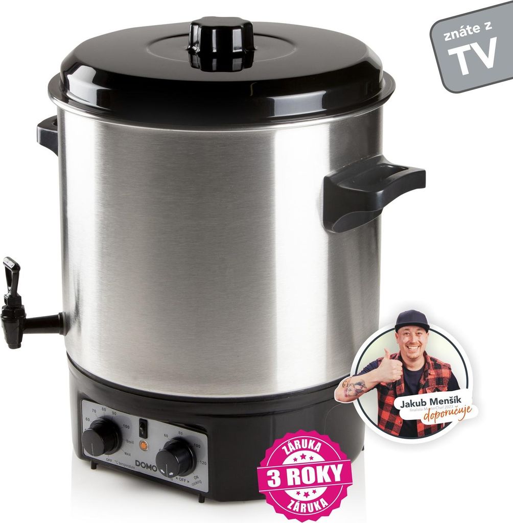 Zavařovací hrnec nerez - plastový kohout - DOMO DO42323PC Obrázek produktu 