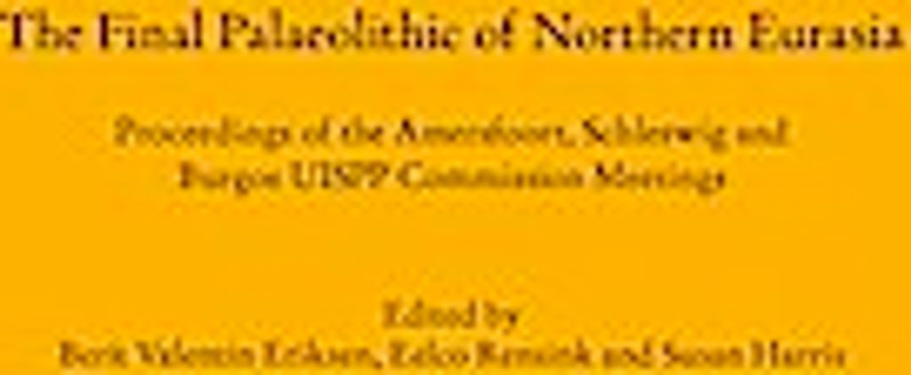 The Final Palaeolithic of Northern Eurasia