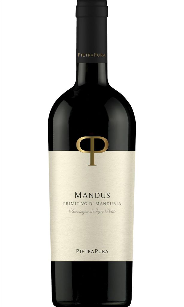 A bottle of red wine against a white background.