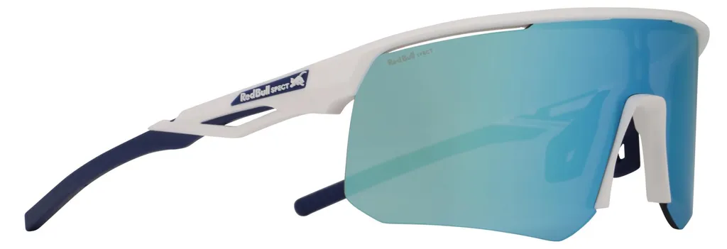 Lunettes de soleil de sport Red Bull Spect Riddle blanches mixtes
