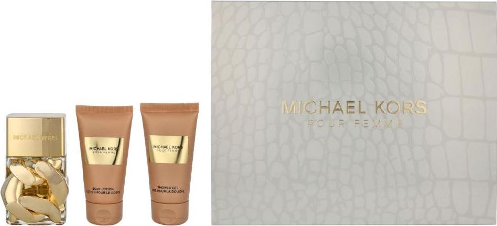 Edp Spray 50ml/Shower Gel 50ml/Body Lotion 50ml Michael Kors Pour Femme Giftset