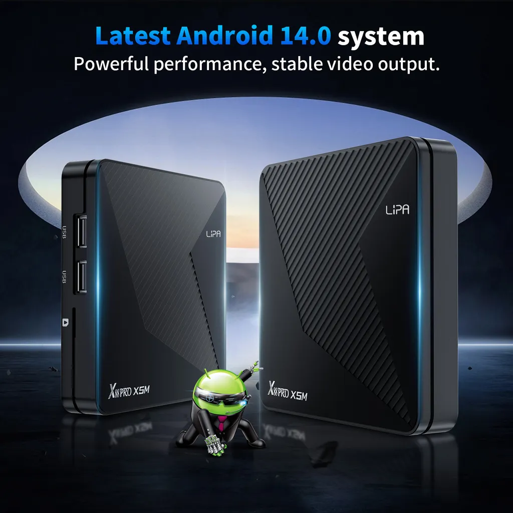 Décodeur 8K Lipa X88 Pro Android 14 S905X5 avec Google Assistant - 4