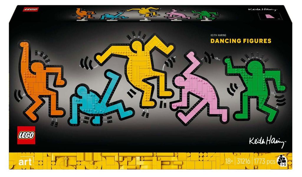 LEGO ART Keith Haring – Tancujúce postavy, Stavebnica, 18 Obrázok produktu 