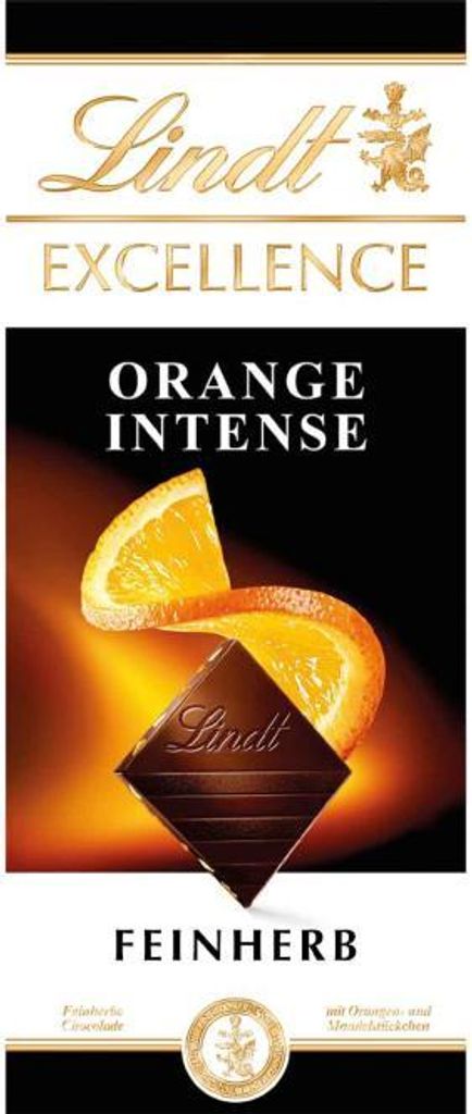 Lindt Excellence Orange Intense Feinherb Tafel 100g