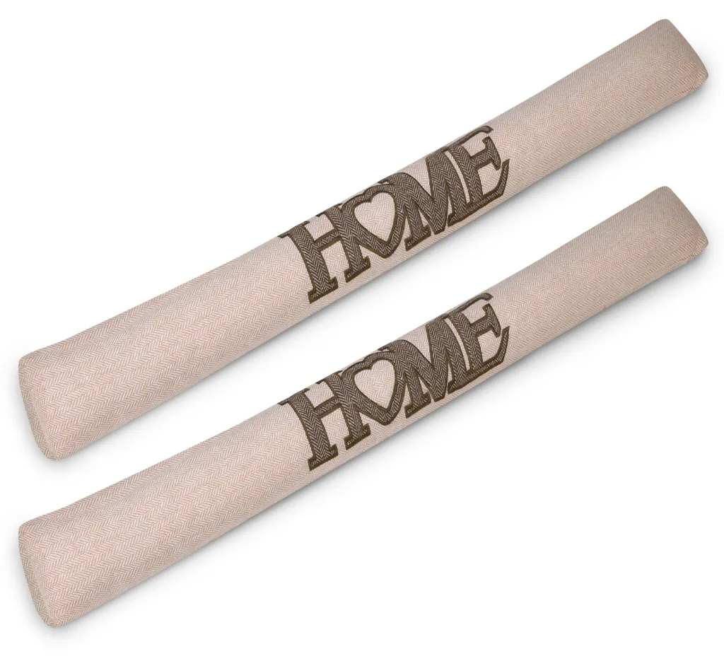 Bloqueur de Courant d'Air 120 cm Tuuli HE en Tissu Naturel - Lot de 2