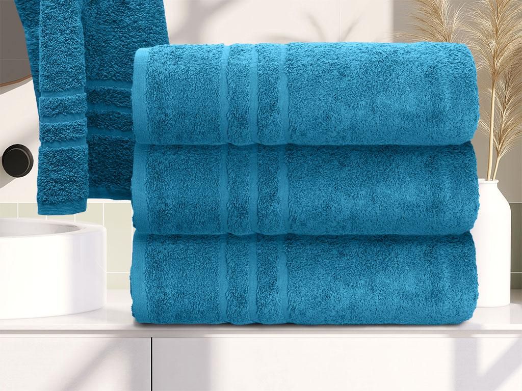 Osuška Comfort Maxi 100x180 cm azúrová, 100% bavlna Obrázok produktu 