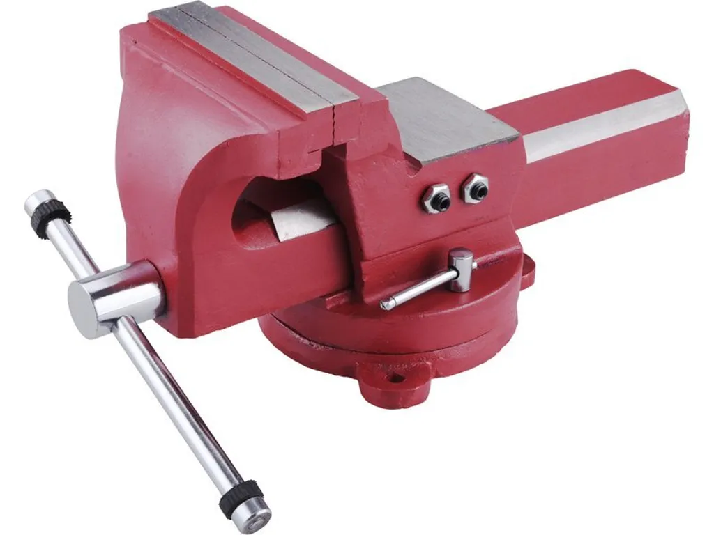 Étau d'établi professionnel 150mm rotatif Fortum en fonte nodulaire