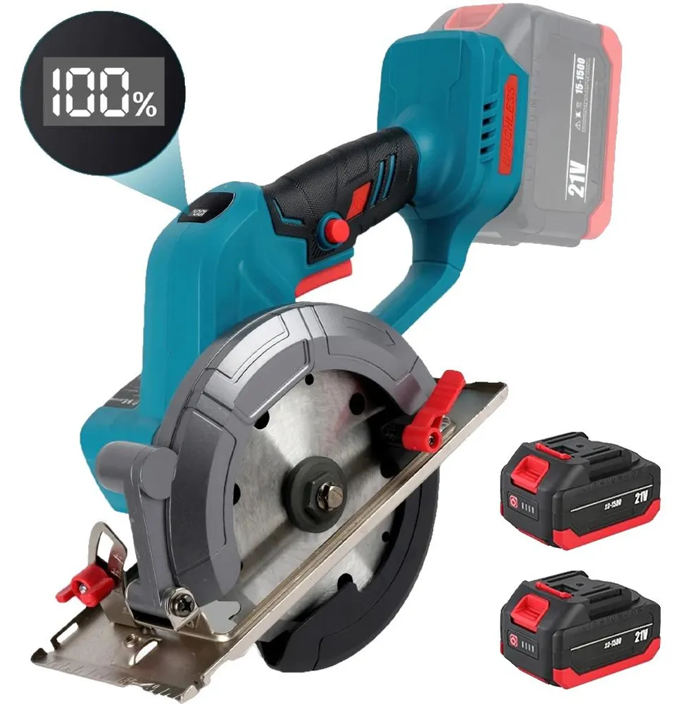 Scie circulaire portative 18V brushless pack énergie 2 batteries 4Ah