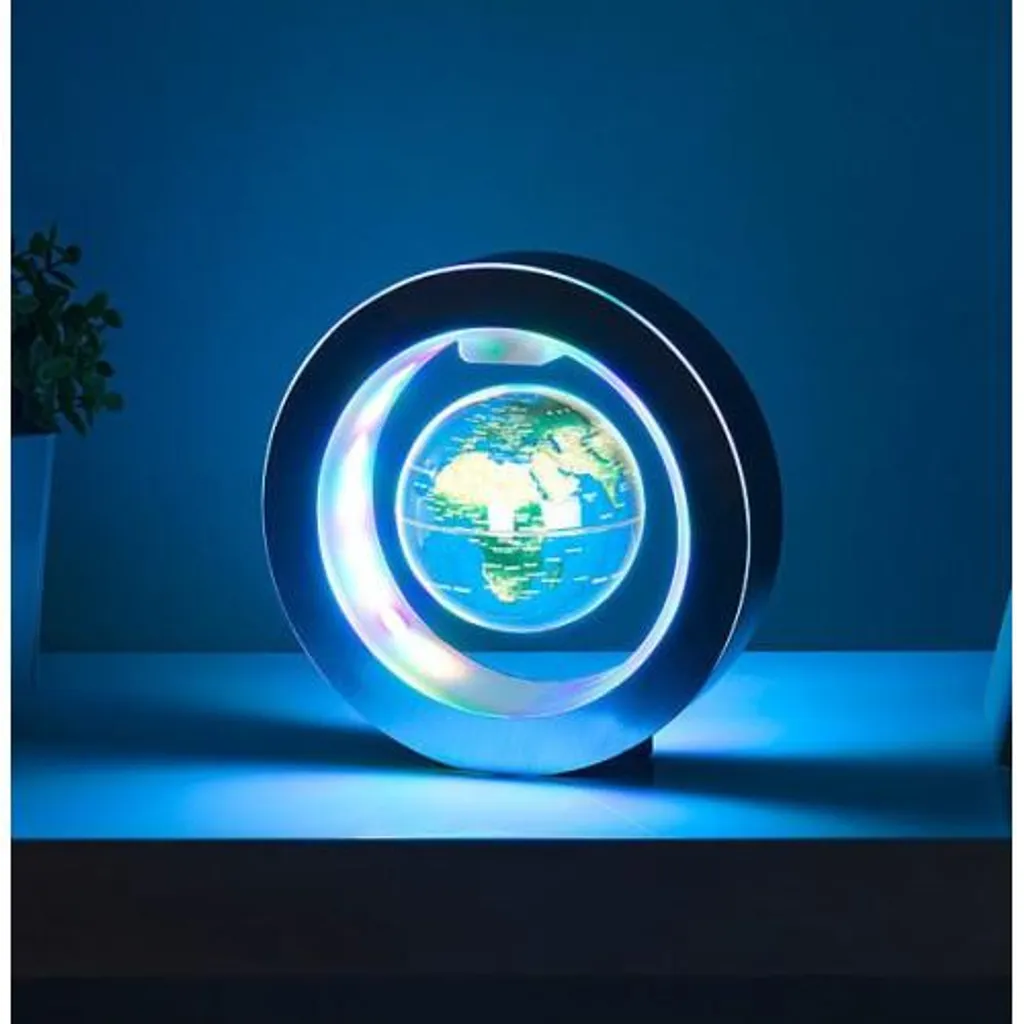 Globe terrestre flottant Terra Circula 10cm - Décoration magnétique Zen