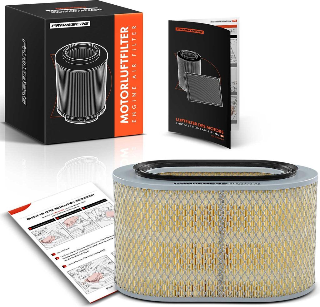 Frankberg 1x Luftfilter Motorluftfilter für Mitsubishi Pajero 1 2 Canvas Top Galant 2 1980-2000