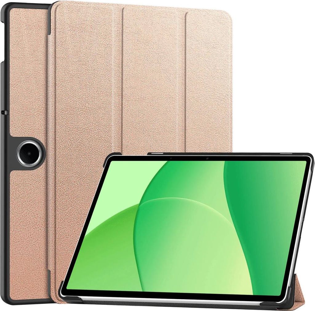Bizon Tasche Tab Croc OnePlus Pad Lite / Oppo Pad SE in Roségold