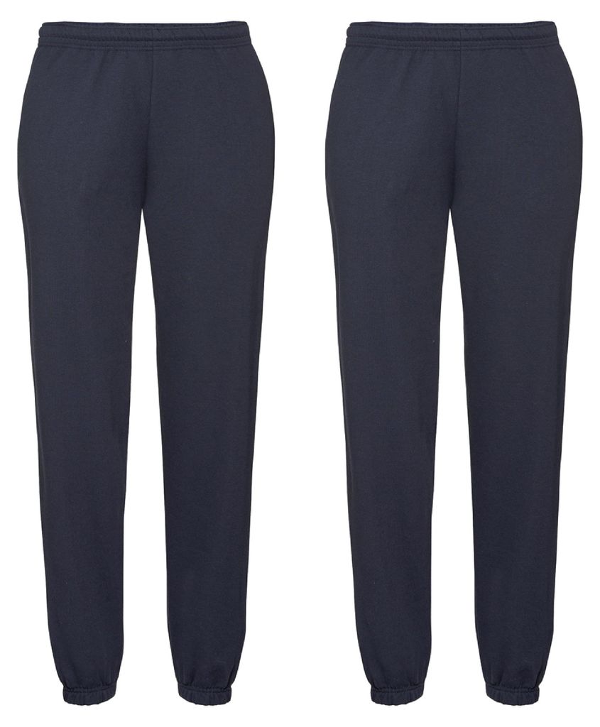 Doppelpack Fruit of the Loom Classic Elasticated Cuff Jog Produktbild 