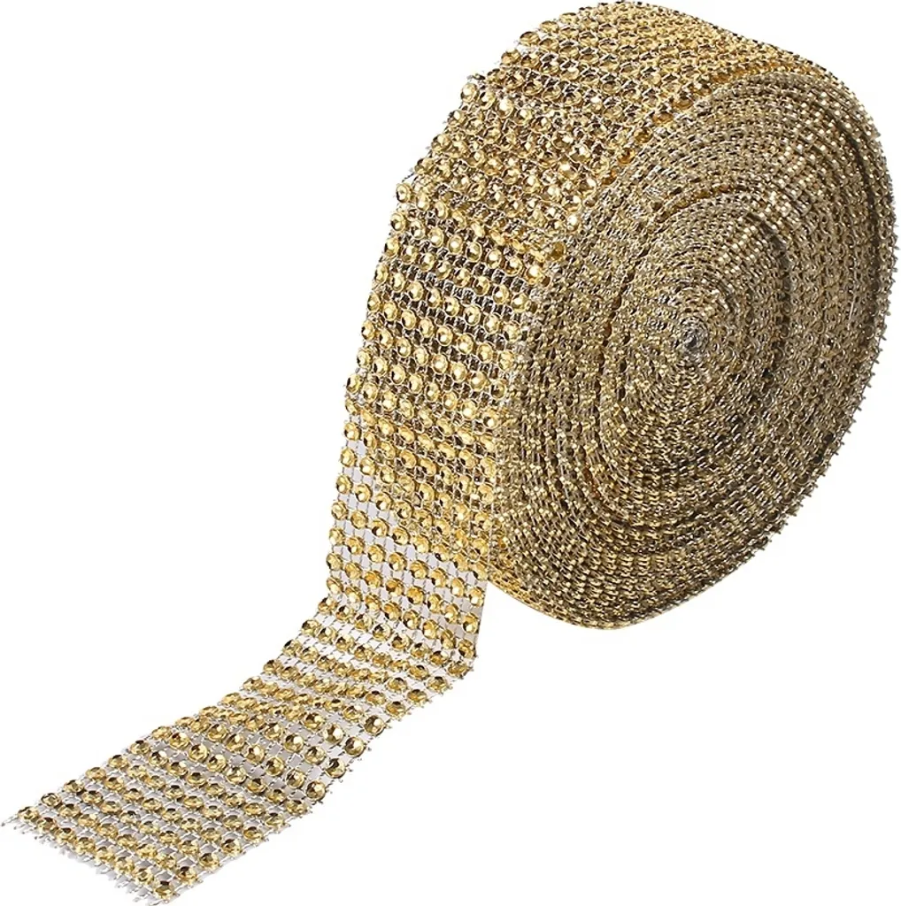 Sublimez vos objets ternes avec ce ruban maille diamantée scintillant