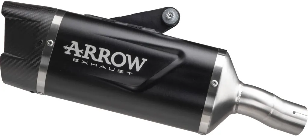Arrow Indy Race Evo Échappement Aluminium Noir pour Kawasaki Z 500