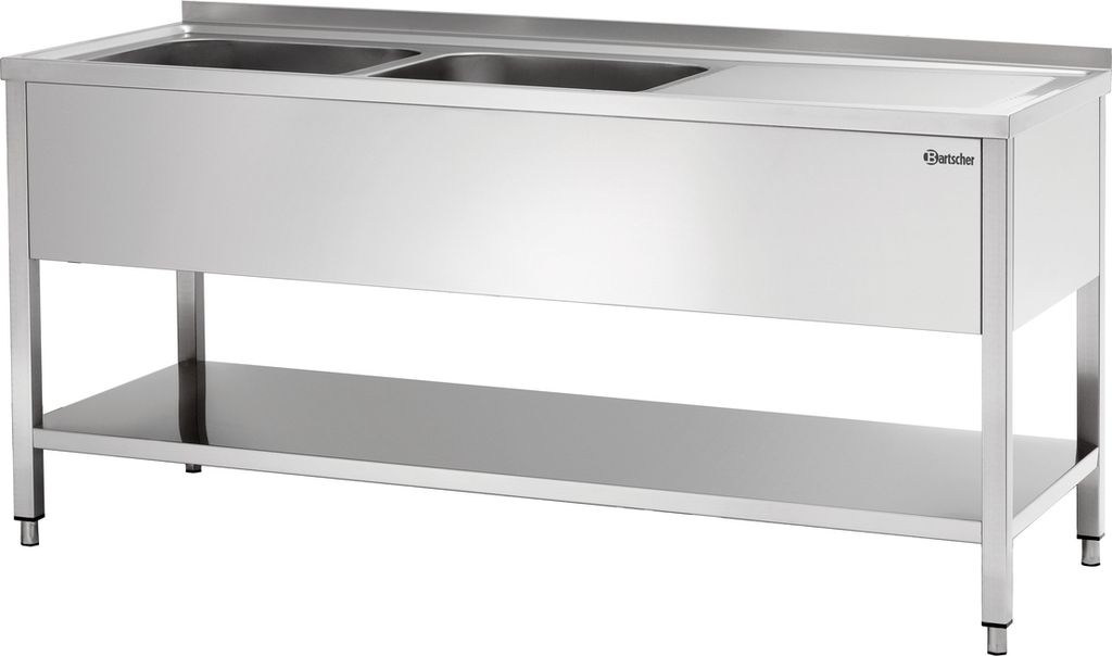 Bartscher Spülcenter 700, B1800 2 Becken LI