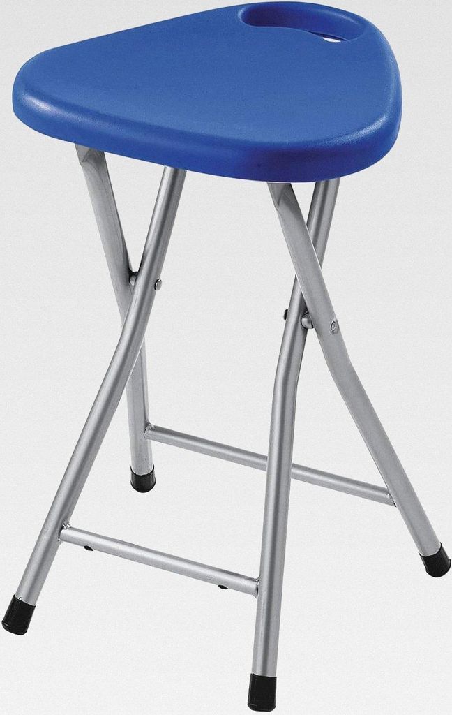 Tabouret Plastic/MÉTAL BLEU - Gedy - G-