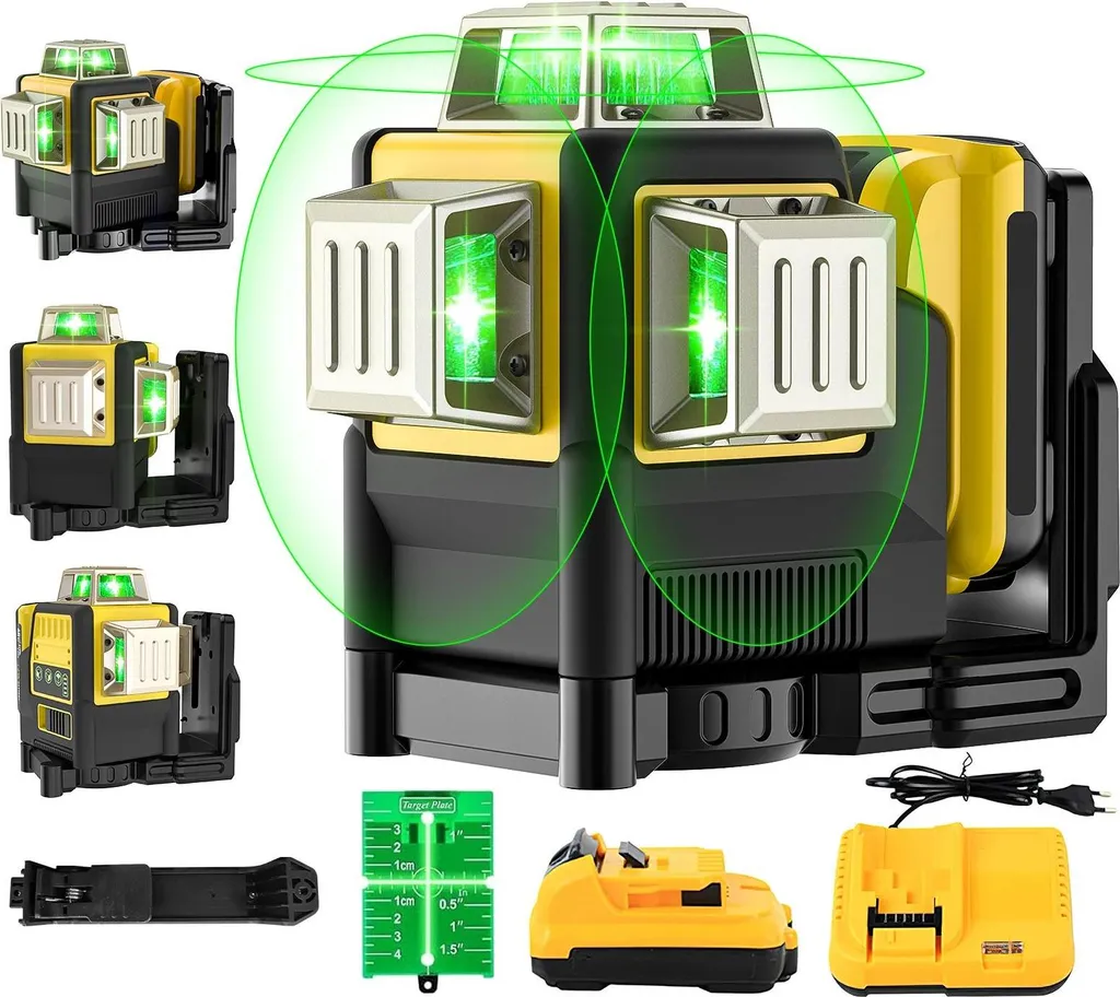 Niveau laser vert 3D précis : fini les alignements ratés sur vos chantiers