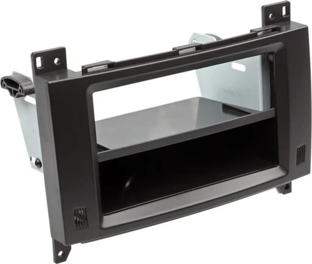 Support Autoradio 2-DIN Noir avec Rangement pour Mercedes Vito et Classe B