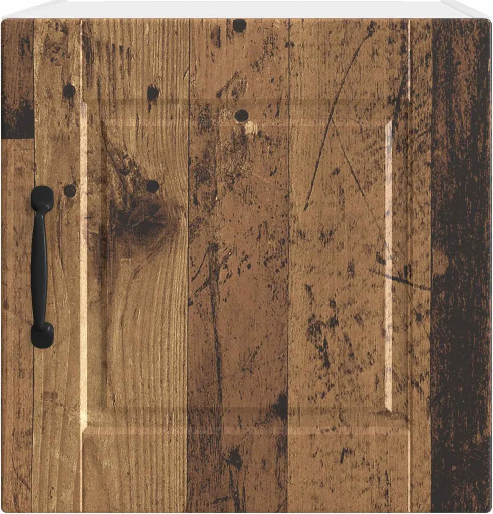 Armadietto Pensile Cucina vidaXL 2 pz Legno Antico Recuperato - 7