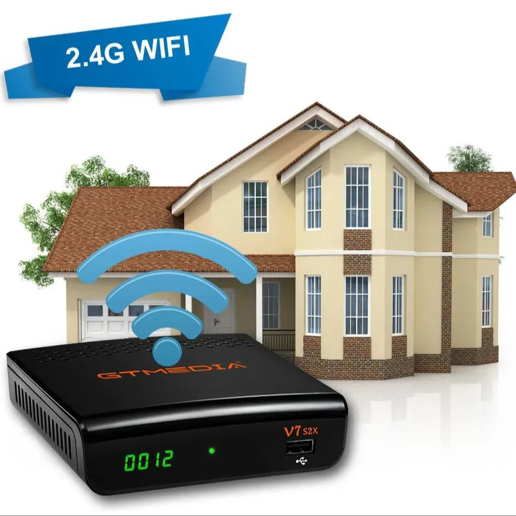 Décodeur Satellite HD GTMEIDA V7 S2X Compatible DVB-S2X et Prise Europe - 5