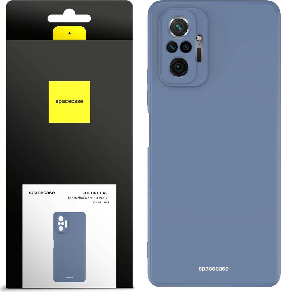 Spacecase Silikonhülle Redmi Note 10 Pro blau