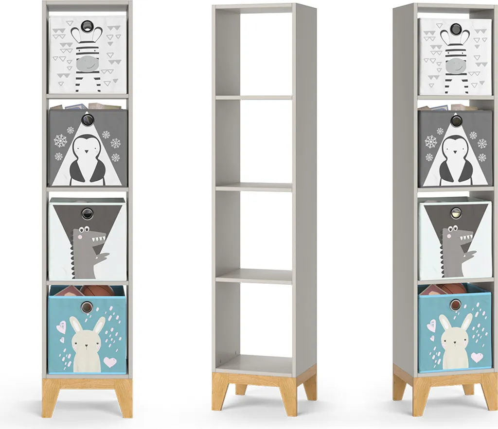 Bibliothèque pour enfant Malia Vitalispa en bois et cachemire 160cm - 7