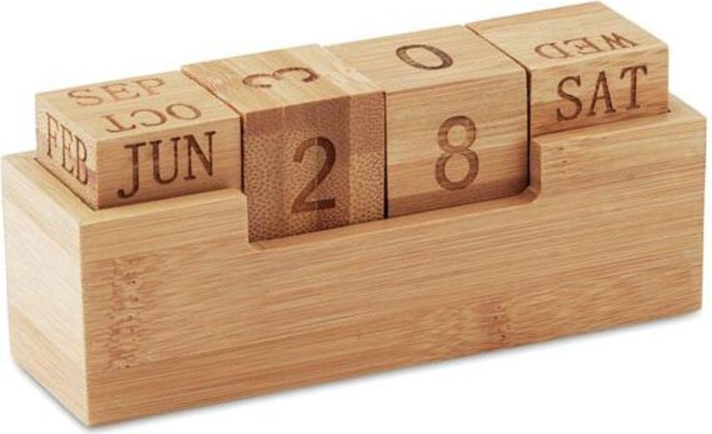 MidOcean - Tischkalender "Karenda", Bambus MO1693 (Einheitsgröße) (Holz)