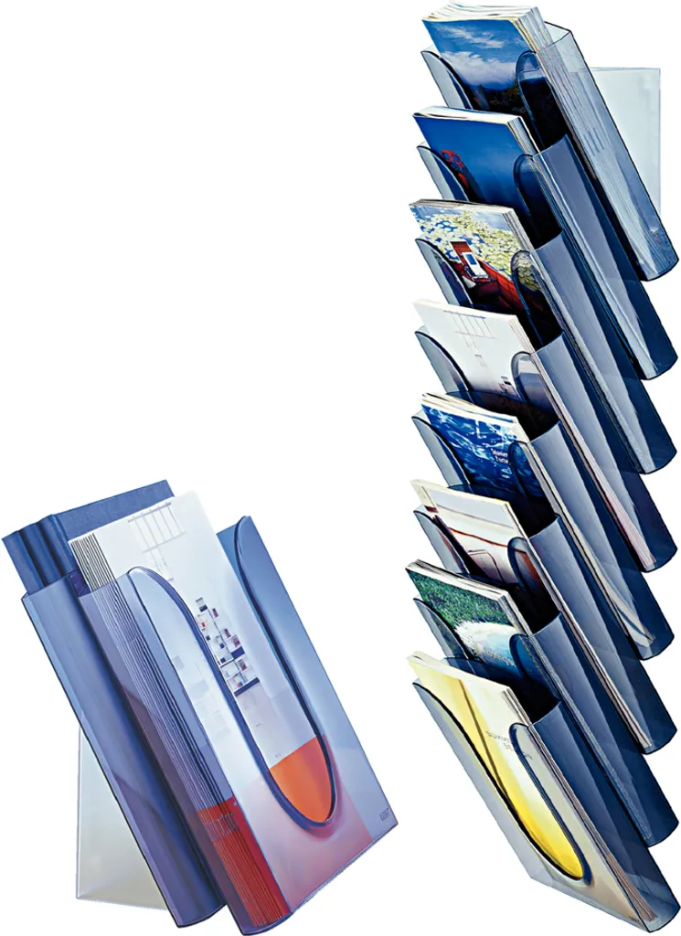 Leitz Porte-brochures A4 en polystyrène transparent mural ou de table - 3
